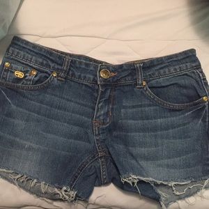 Ecko Red denim shorts